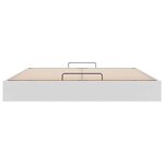 vidaXL Cadre de lit ottoman sans matelas blanc 180x200 cm similicuir