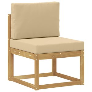 vidaXL Ensemble de canapés d'extérieur Blanc et Beige 59 x 63 x 73 cm