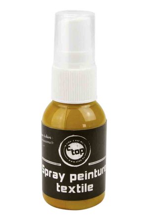 Spray peinture pour tissu 30 ml taupe - MegaCrea DIY