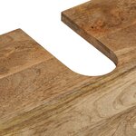 vidaXL Armoire lavabo de salle de bain bois massif de manguier