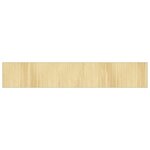 vidaXL Tapis rectangulaire naturel clair 70x400 cm bambou