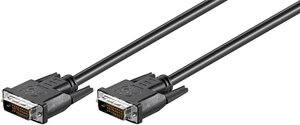 Cable DVI-D Goobay 3m M/M (Noir)