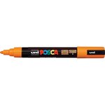 Marqueur pointe conique moyenne pc5m 1 8 - 2 5mm orange x 6 POSCA