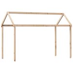 vidaXL Lit superposé et échelle et toit 90x200 cm bois de pin massif