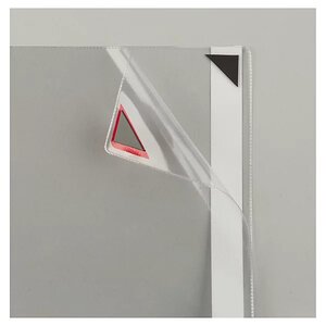 Pochette d'affichage adhésif repositionnable ouverture en coin KANG format A4 (colis de 5)
