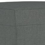 vidaXL Ensemble de canapés 3 Pièces avec coussins Gris foncé Tissu