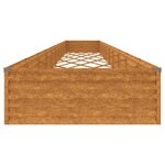vidaXL Lit surélevé de jardin 960x100x36 cm acier corten