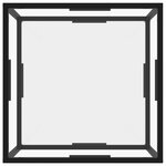 vidaXL Table basse Transparent 60x60x35 cm Verre trempé