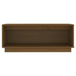 vidaXL Meuble TV Marron miel 90x35x35 cm Bois de pin massif