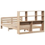 vidaXL Cadre de lit sans matelas 135x190 cm bois de pin massif