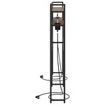 vidaXL Tête de lit de rangement Chêne marron 120 cm Bois d'ingénierie