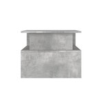 vidaXL Table basse gris béton 90x55x42 5 cm bois d'ingénierie