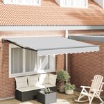 vidaXL Auvent Électrique Anthracite 3 x 2 5 m Aluminium