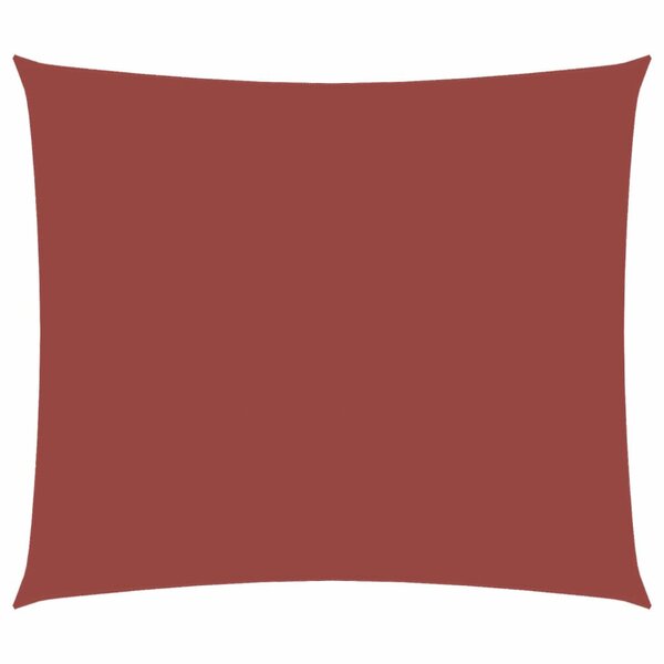 vidaXL Voile de parasol tissu oxford rectangulaire 2 5x3 m terre cuite