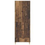 vidaXL Ensemble de Meubles 2 Pièces 66 x 34 5 x 95 cm Bois d'ingénierie