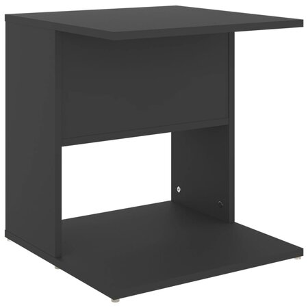 vidaXL Table d'appoint Gris 45x45x48 cm Aggloméré