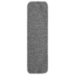 vidaXL Tapis d'escalier antidérapants 15Pièces 75x20cm Gris Rectangulaire