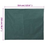 vidaXL Housses de protection pour plantes avec fermeture éclair 2 Pièces