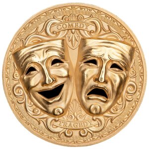 Pièce de monnaie en Argent 2000 Francs g 62.2 (2 oz) Millésime 2025 COMEDY AND TRAGEDY