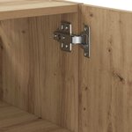 vidaXL Armoire murale chêne artisanal 60x31x70 cm bois d'ingénierie