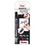 Marqueur pour tableau blanc Maxiflo Flex-Feel  kit de 4 PENTEL