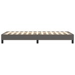 vidaXL Cadre de lit Gris 80x200 cm Similicuir