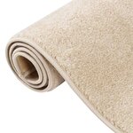 vidaXL Tapis à poils courts 160x230 cm Beige