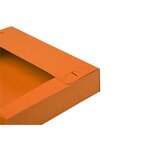 Boite De Classement Cartobox Dos 60mm Carte Lustrée - A4 - Orange - X 10 - Exacompta