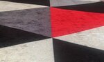 Tapis d'intérieur Triangle 160 x 230 cm - Rouge
