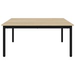 vidaXL Table basse Sonoma 100 x 100 x 45 cm Bois d'ingénierie