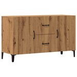 vidaXL Buffet chêne artisanal 100x36x60 cm bois d'ingénierie