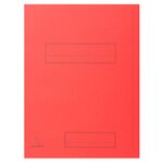 Paquet De 50 Chemises Imprimées 2 Rabats Super 210 - 24x32cm - Rouge - X 5 - Exacompta