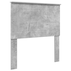 vidaXL Tête de lit Gris béton 100 cm Bois d'ingénierie