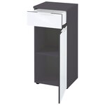 Germania armoire de sol de salle de bain gw-pescara blanc et graphite