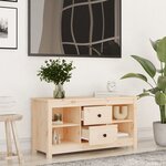 vidaXL Meuble TV 103x36 5x52 cm Bois de pin massif