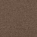 vidaXL Chaise à bascule Marron Tissu