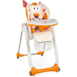 CHICCO Chaise Haute Polly 2 - 4 Roues fancy chicken