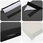 vidaXL Tête de lit capitonnée Brun et gris foncé 135 cm Pin massif