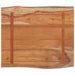 vidaXL Dessus de table 70x60x2 5 cm rectangulaire bois massif acacia
