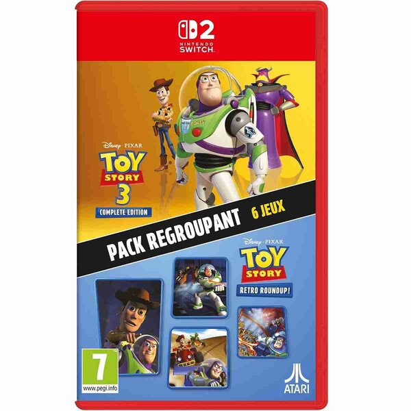 Jeu SWITCH SW2 Toy Story 3 Complete et Retro Roundup Double Pack