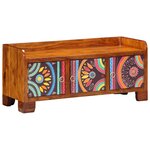 vidaXL Cabinet à chaussures avec stockage Multicolore 90 x 35 x 40 cm
