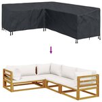 vidaXL Housse pour mobilier d'extérieur 260 x 210 x 80 cm