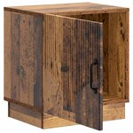 vidaXL Table de chevet Bois ancien 43 x 34 5 x 47 cm Bois d'ingénierie