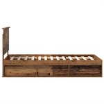 vidaXL Cadre de lit Bois ancien 90 x 200 cm Pin massif