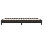 vidaXL Cadre de lit sans matelas noir 140x220 cm velours