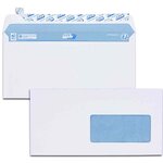 Boîte de 200 enveloppes  DL  110 x 220 mm  blanc  avec fenêtre GPV