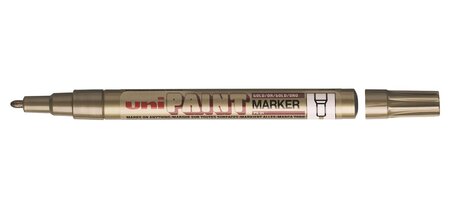 Marqueur PAINT Marker PX21 Pte conique fine 0,8 - 1,2mm Or UNI-BALL
