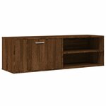 vidaXL Meuble TV chêne marron 120x34x37 cm bois d'ingénierie