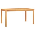 vidaXL Ensemble à manger de jardin 5Pièces Bois de teck massif