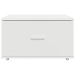 vidaXL Cabinet à tiroirs blanc 55x45x33.5 cm en bois d'ingénierie